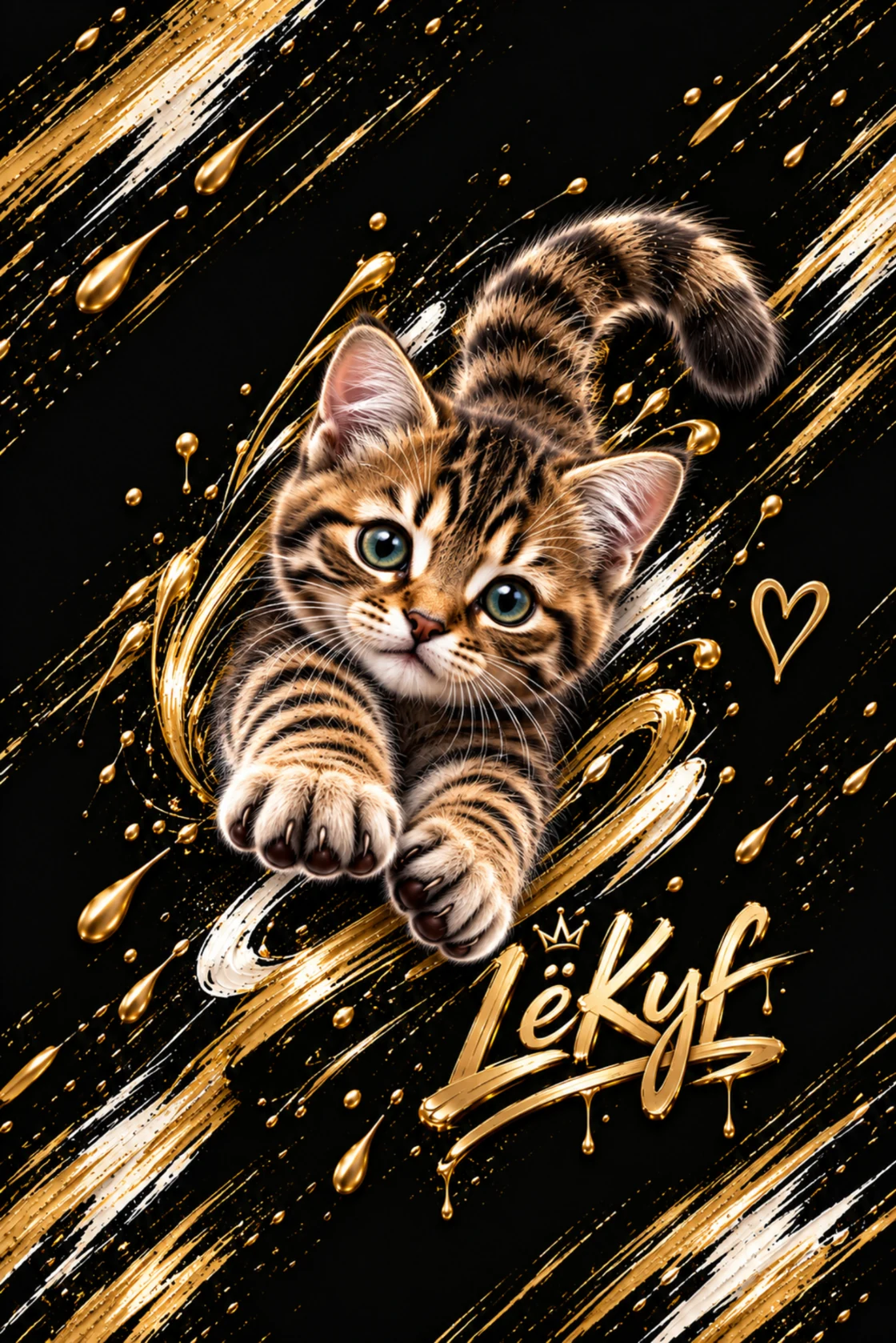 Style LeKyf Animaux et or